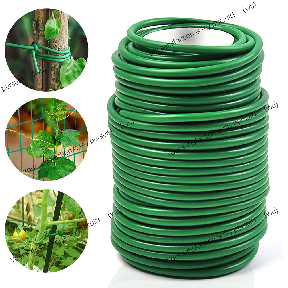 Garden Wire Twist Tie - Cordel para Plantas de 8m/10m, Verde,