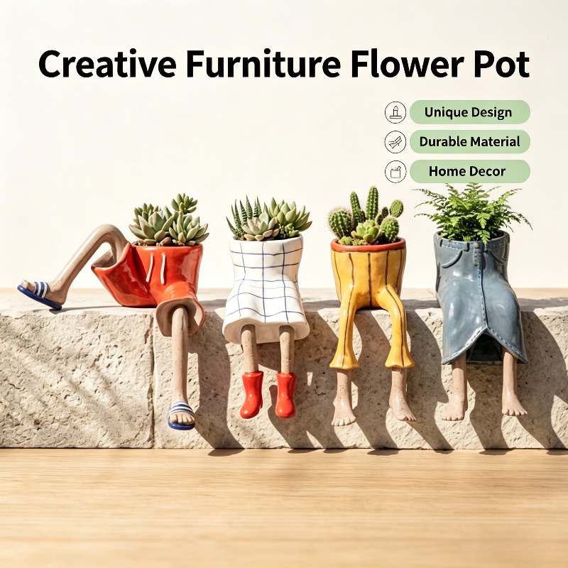Gardening Tools Cute - Macetas de Resina con Forma de
