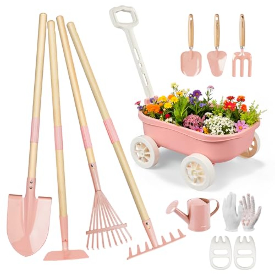 Gardening Tools In Japan - Juego de Jardinería con Carretilla, Kit