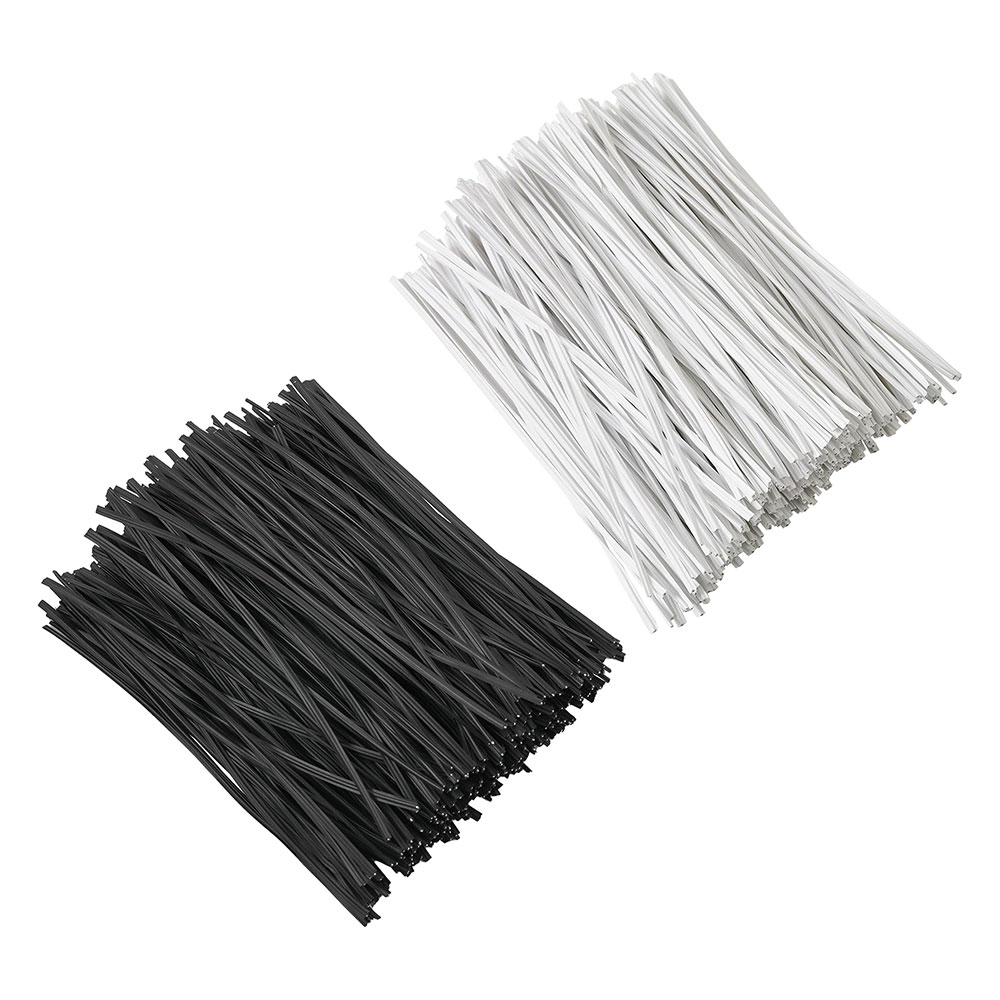 Garden Wire Twist Tie - 100 Uds BK WH bridas de