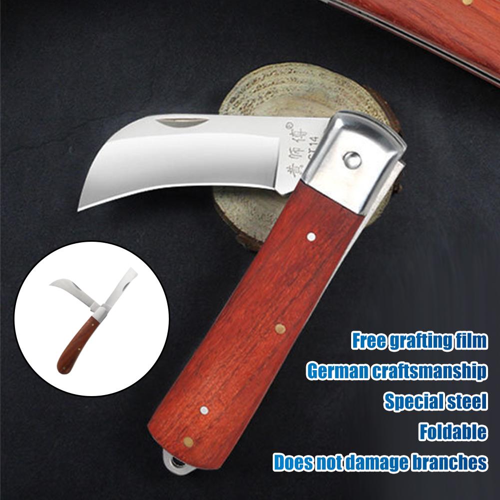 Gardening Tools Knife - Cuchillo de injerto plegable con mango