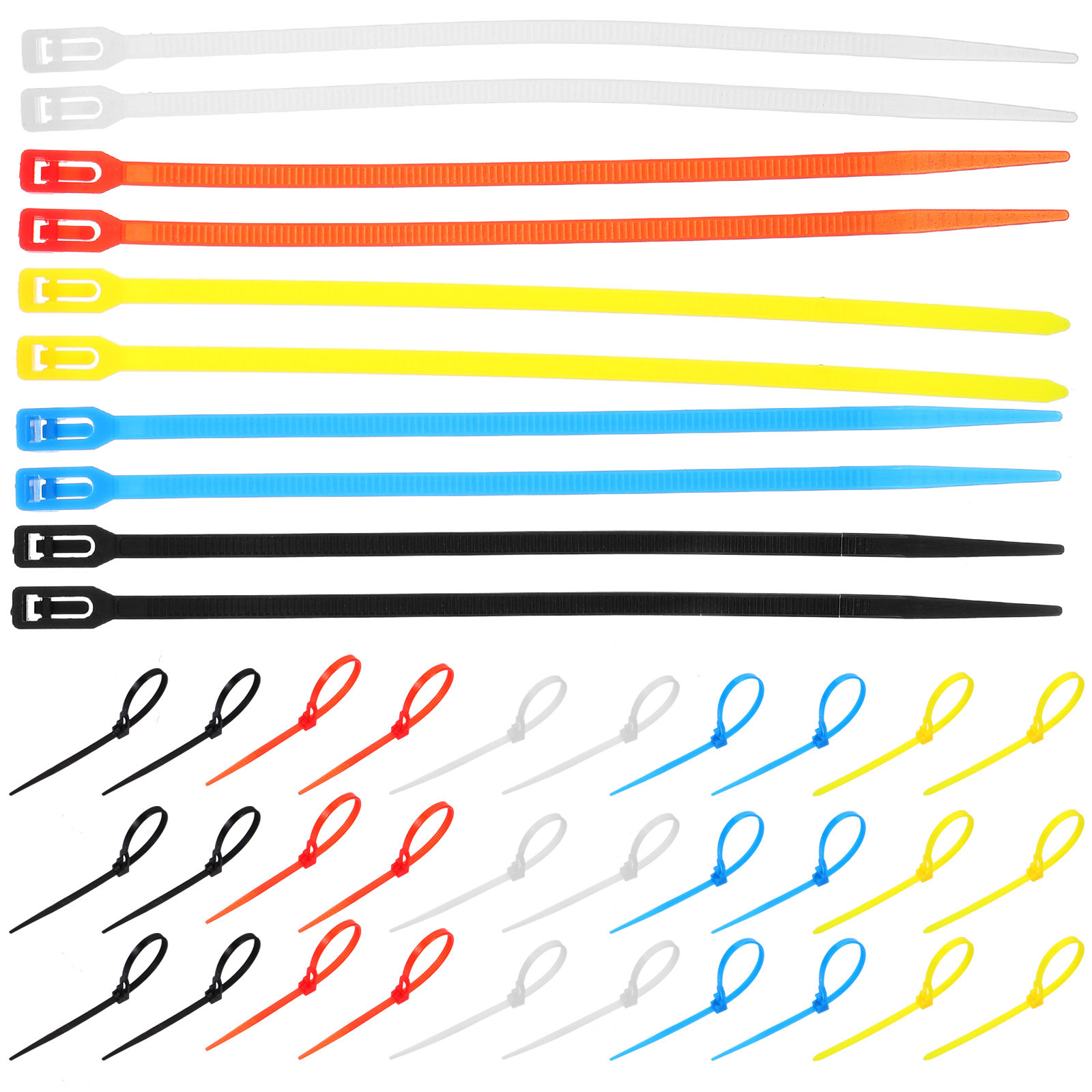 Garden Wire Twist Tie - 500 Unidades de Bridas de Nylon