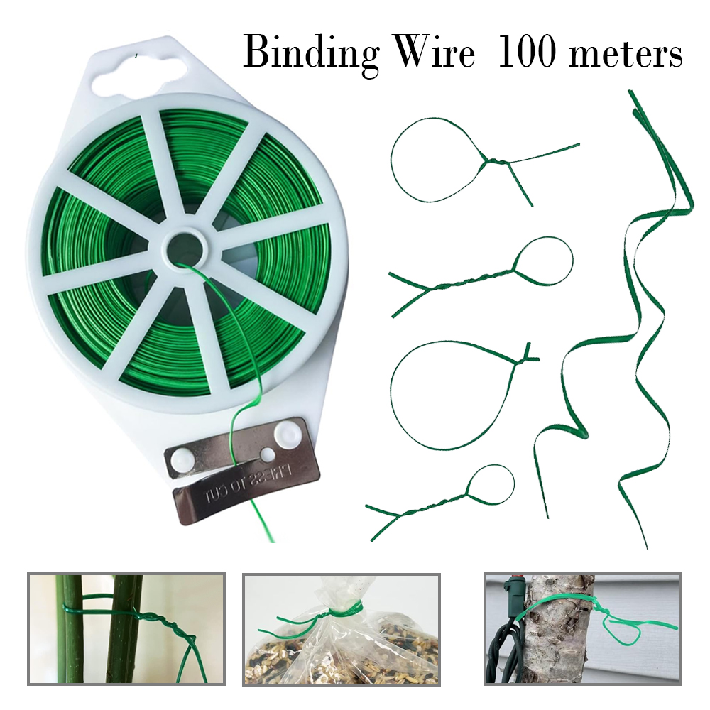 Garden Wire Twist Tie - Lazos giratorios para jardín, 1-3 uds.,