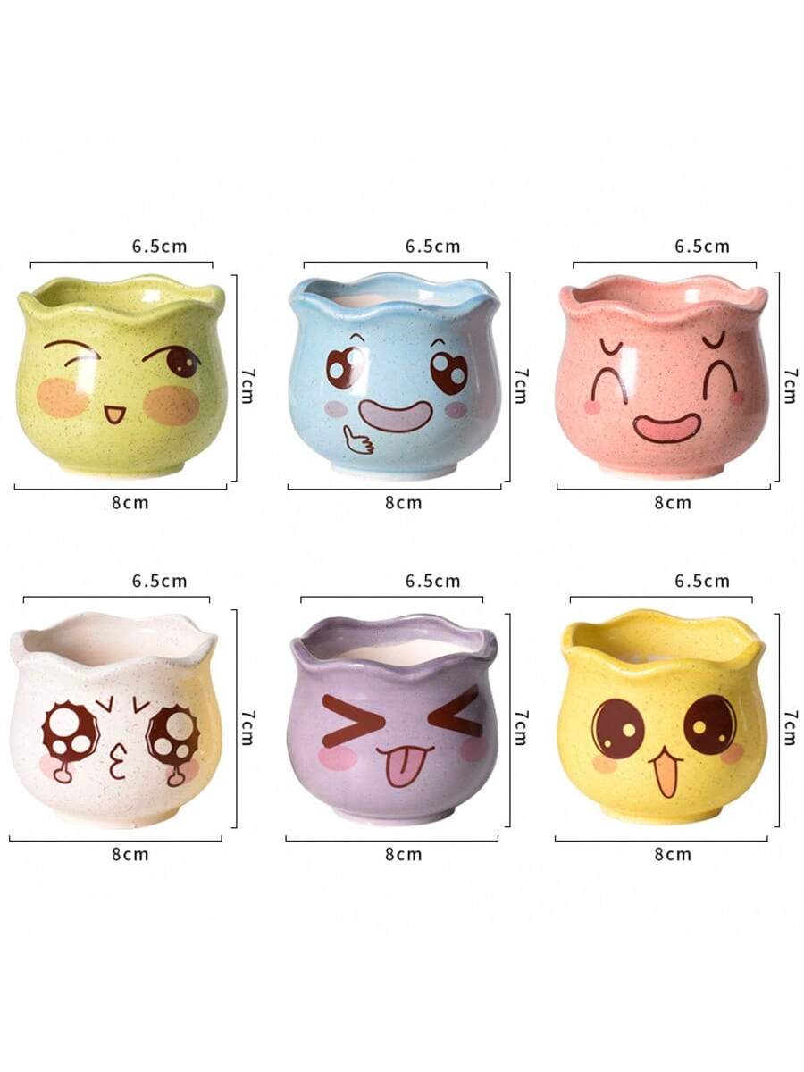 Juego de 6 Macetas de Cerámica - Gardening Tools Cute reseña y precio
