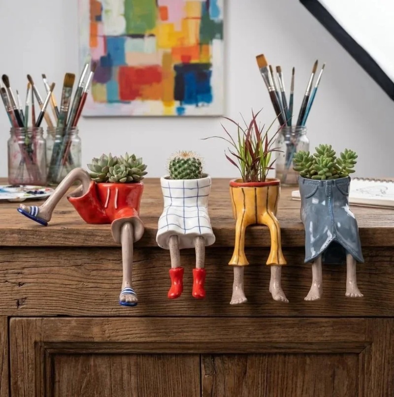 Macetas de Resina con Forma de - Gardening Tools Cute reseña y precio