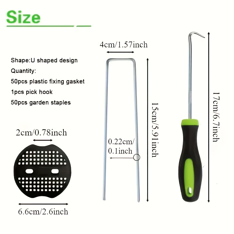 Juego de estacas de jardín de  - Gardening Tools For Weeds reseña y precio