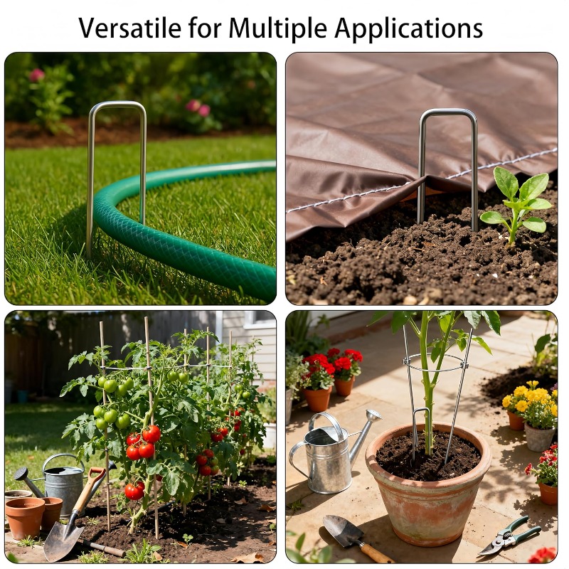 10 clavos de jardín en forma d - Gardening Tools For Weeds reseña y precio