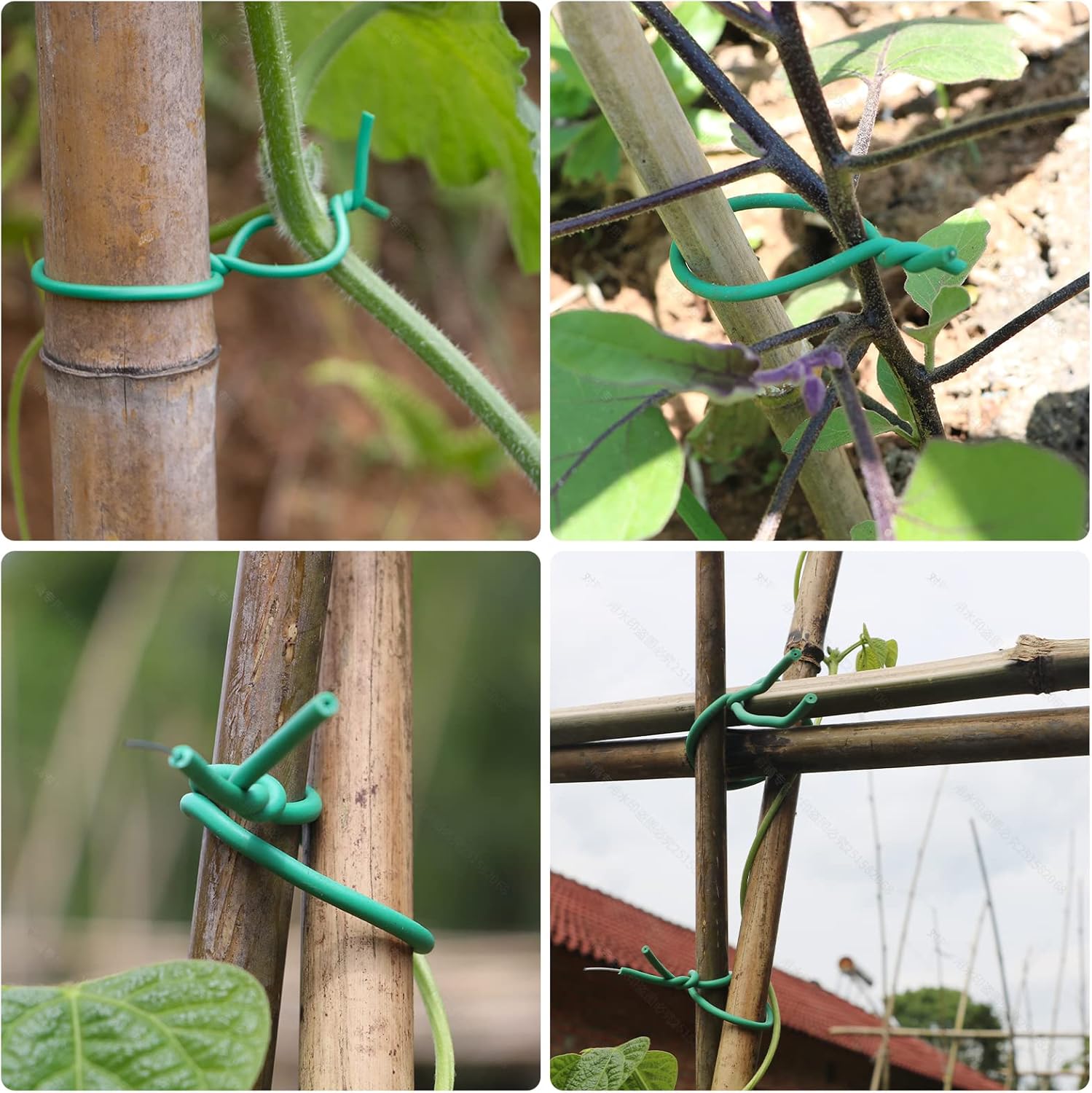 Ataduras de Goma Verdes para P - Garden Wire Twist Tie reseña y precio