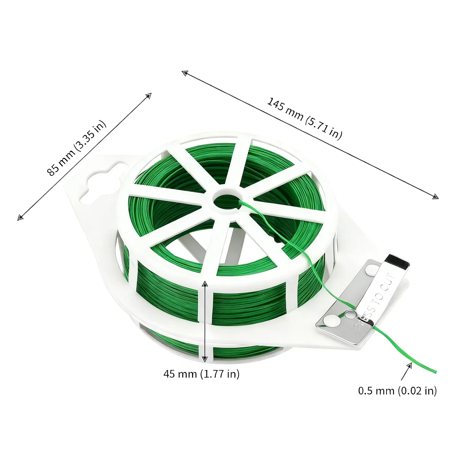 1-3 Rollos de Alambre de Hierr - Garden Wire Twist Tie reseña y precio