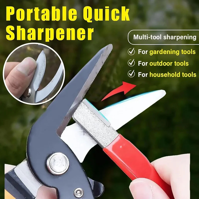 Piedra de afilar portátil de a - Gardening Tools Knife reseña y precio