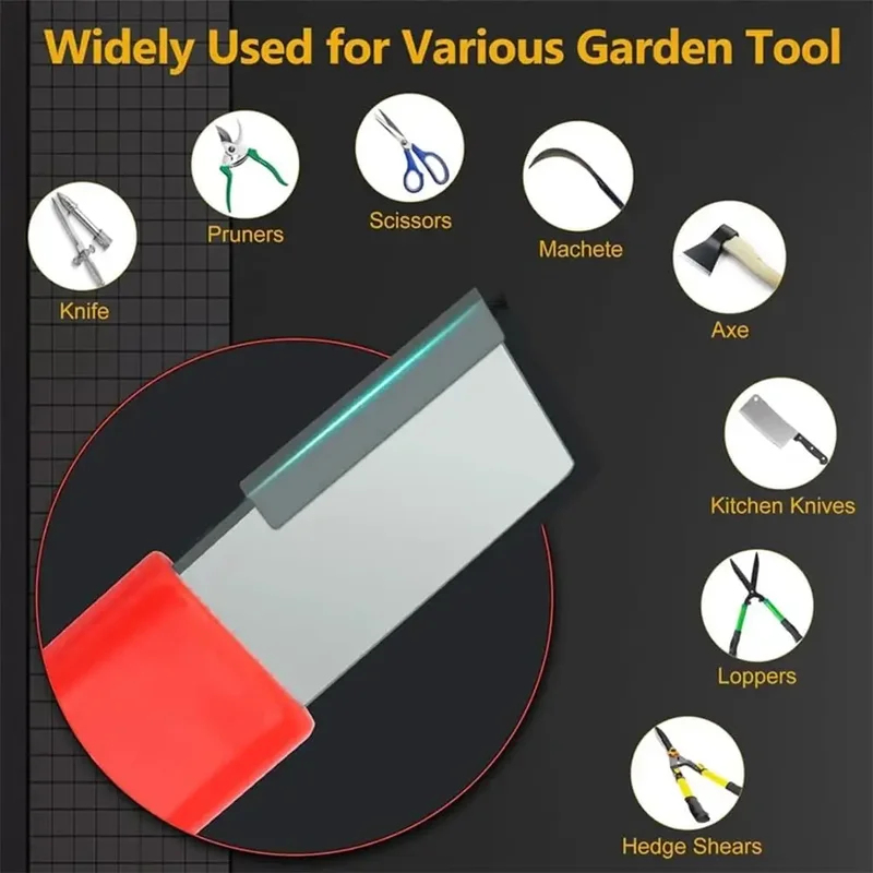 Piedra de afilar portátil de a - Gardening Tools Knife reseña y precio