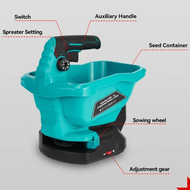 Esparcidor de fertilizante aut - Gardening Tools Electric reseña y precio