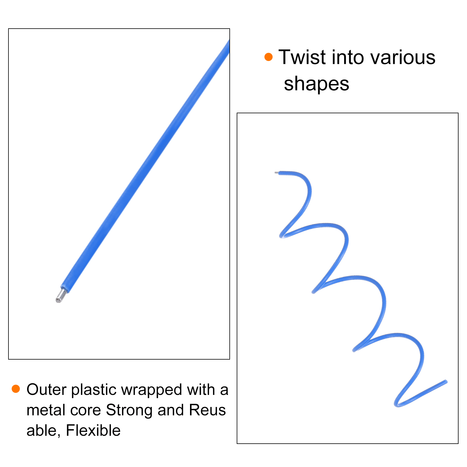 1 Uds. Lazos giratorios de ala - Garden Wire Twist Tie reseña y precio