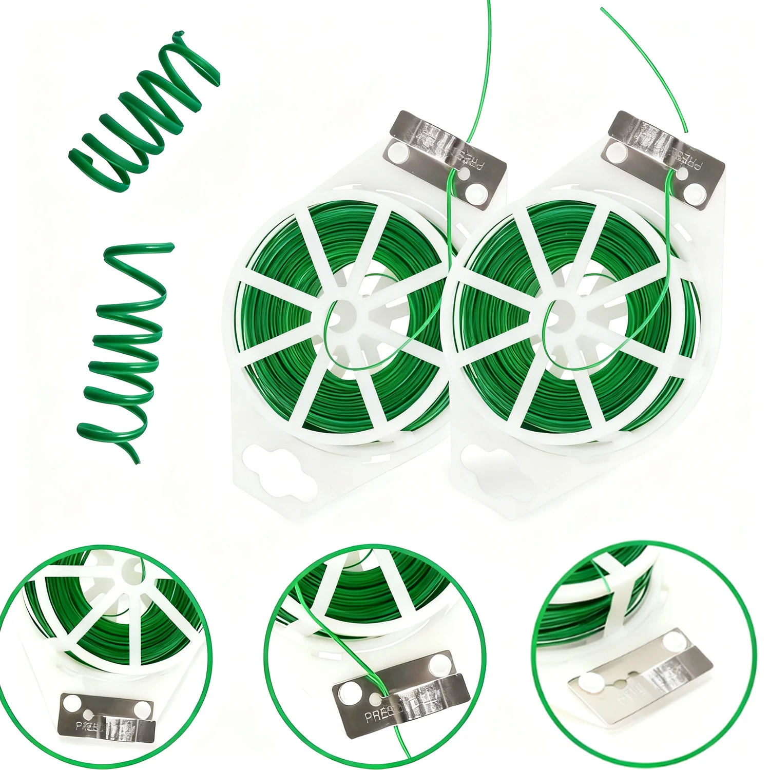 Lazos giratorios para jardín,  - Garden Wire Twist Tie reseña y precio