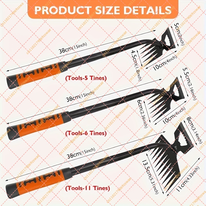 Rastrillo de Jardín 2 en 1 de  - Gardening Tools For Weeds reseña y precio