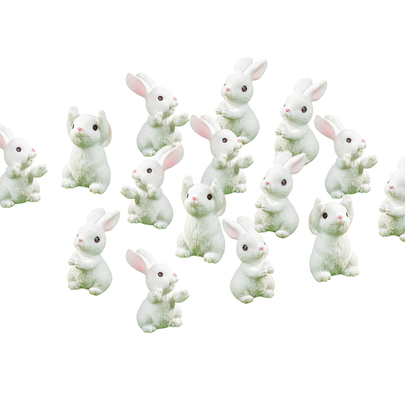 Mini miniaturas de conejitos d - Gardening Tools Cute reseña y precio