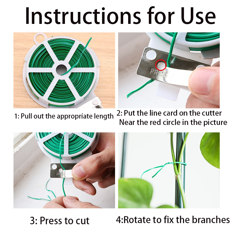 1/2 Piezas de Ataduras de Jard - Garden Wire Twist Tie reseña y precio
