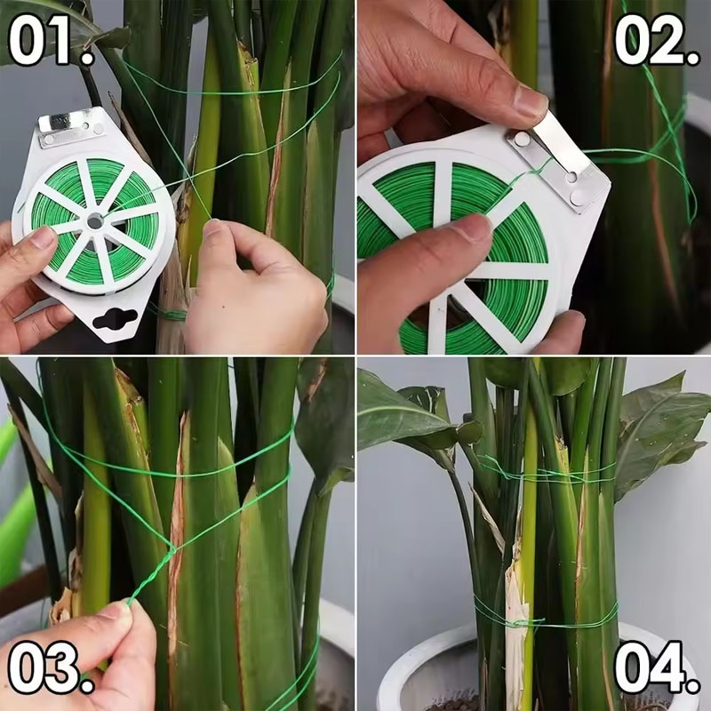 Lazos giratorios para jardín,  - Garden Wire Twist Tie reseña y precio