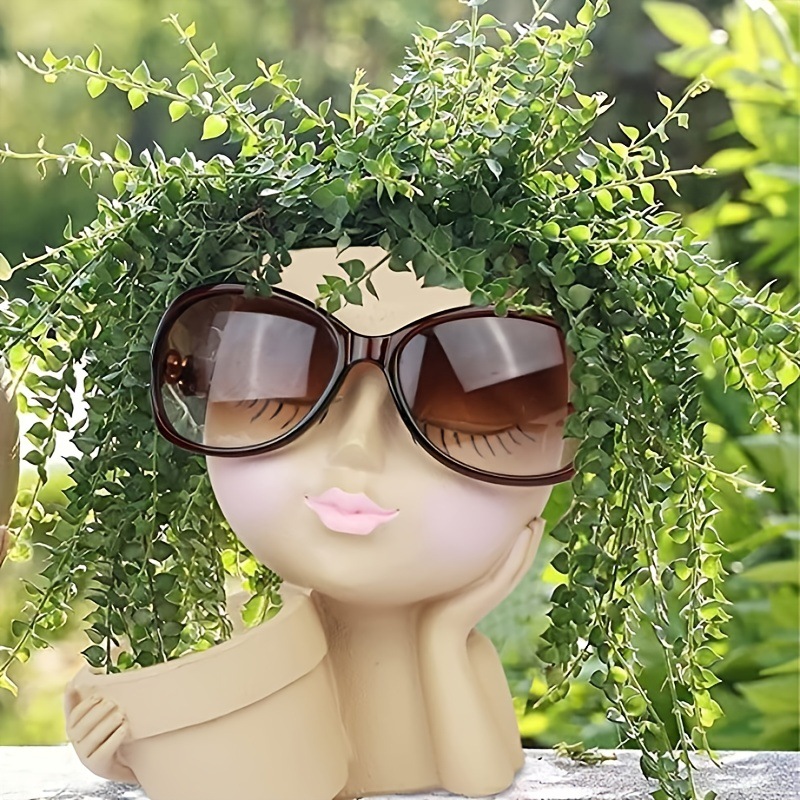 Maceta para la cara, macetas d - Gardening Tools Cute reseña y precio
